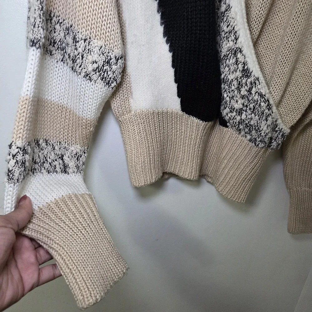 Cezanne Knit‎ Surplice Wrap Sweater Womens Medium Angora Blend